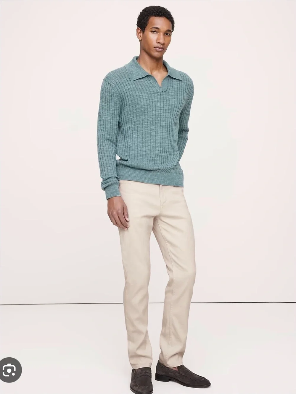 Banana Republic linen cotton slub sweater
